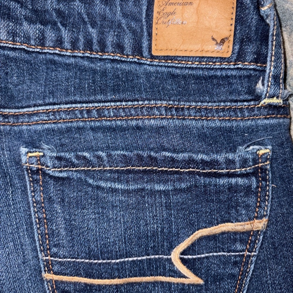 American Eagle Skinny Jeans Women’s Size 2 Dark Wash Stretch Denim Low Rise